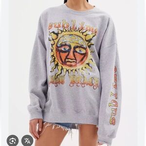 Urban Outfitters Sublime Sun washed pullover sweatshirt